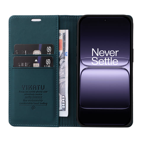 YIKATU For OnePlus 13T 5G Phone Cases  Magnetic Closure PU Leather Mobile Cover