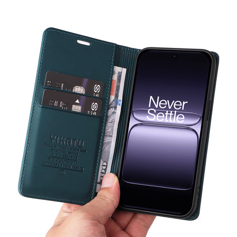 YIKATU For OnePlus 13T 5G Phone Cases  Magnetic Closure PU Leather Mobile Cover