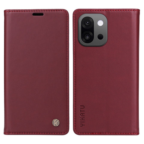 YIKATU For OnePlus 13T 5G Phone Cases  Magnetic Closure PU Leather Mobile Cover