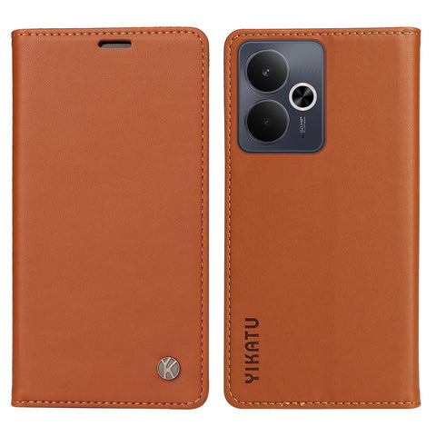YIKATU For Motorola Edge (2025) 5G / Motorola Edge 60 Fusion 5G Phone Cases  Magnetic Closure PU Leather Mobile Cover