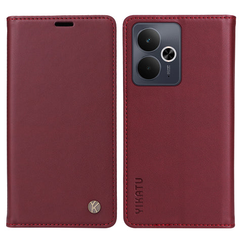 YIKATU For Motorola Edge (2025) 5G / Motorola Edge 60 Fusion 5G Phone Cases  Magnetic Closure PU Leather Mobile Cover