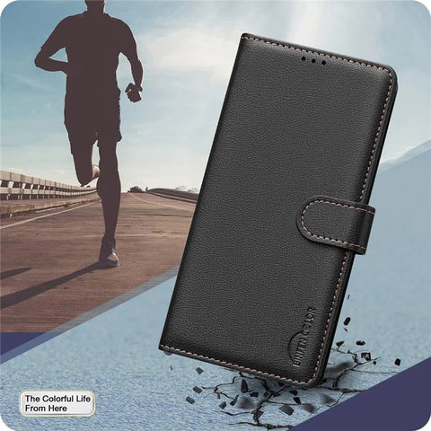 BINFEN COLOR BF32 For Motorola Edge 60 Pro 5G Leather Case Wallet RFID Blocking Phone Cover