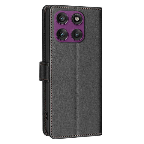 BINFEN COLOR BF32 For Motorola Edge 60 Pro 5G Leather Case Wallet RFID Blocking Phone Cover