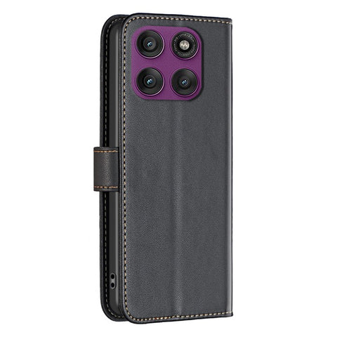 BINFEN COLOR BF17 For Motorola Edge 60 Pro 5G Case Wallet Folio Flip Leather Cover