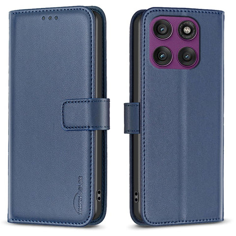 BINFEN COLOR BF17 For Motorola Edge 60 Pro 5G Case Wallet Folio Flip Leather Cover