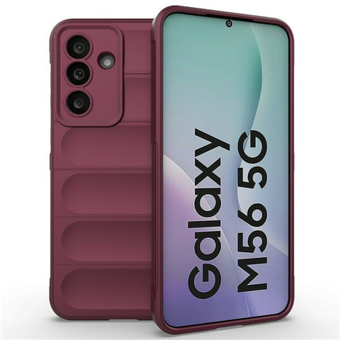 For Samsung Galaxy M56 5G Case Anti-Drop Soft TPU Rugged Phone Back Cover