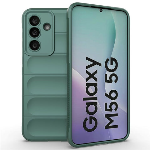 For Samsung Galaxy M56 5G Case Anti-Drop Soft TPU Rugged Phone Back Cover