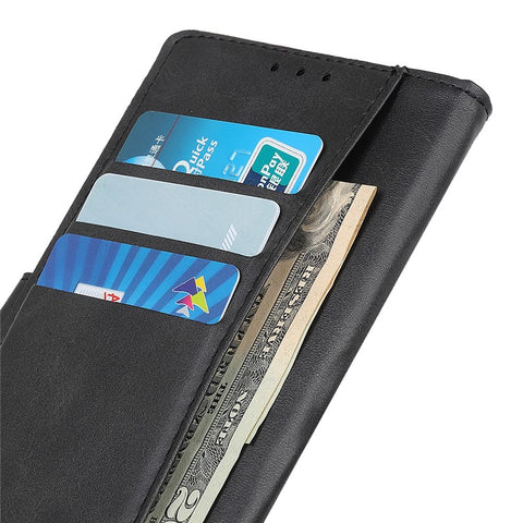 For iPhone Air Case Cowhide Texture Leather Wallet Stand Phone Cover