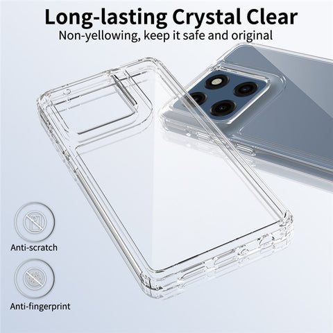 For Motorola Moto G Stylus 5G (2025)  /  Edge 60 Stylus 5G Clear Case TPU + Acrylic Shockproof Phone Back Cover