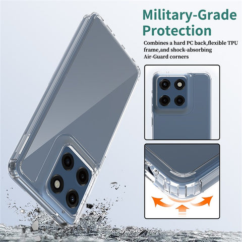 For Motorola Moto G Stylus 5G (2025)  /  Edge 60 Stylus 5G Clear Case TPU + Acrylic Shockproof Phone Back Cover