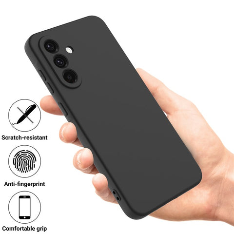 For Samsung Galaxy F56 5G  /  M56 5G Liquid Silicone Case Phone Back Cover with Hand Strap