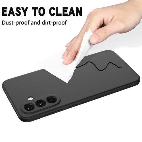For Samsung Galaxy F56 5G  /  M56 5G Liquid Silicone Case Phone Back Cover with Hand Strap