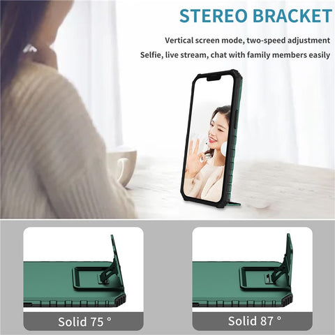 For Samsung Galaxy A06 4G / 5G Case Camera Slider PC + TPU Phone Cover with Kickstand