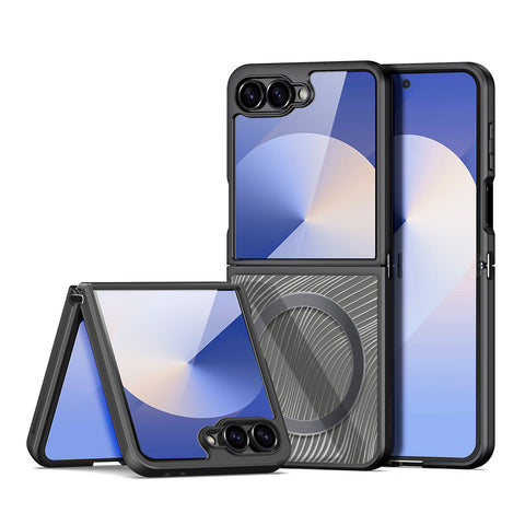 DUX DUCIS For Samsung Galaxy Z Flip7 5G Case  Aimo Series Magnetic Case PC+TPU Slim Cover (REACH Certification)