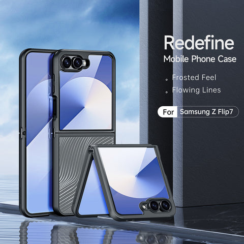 DUX DUCIS For Samsung Galaxy Z Flip7 5G Case  Aimo Series TPU+PC Matte Drop-proof Phone Cover (REACH Certification)