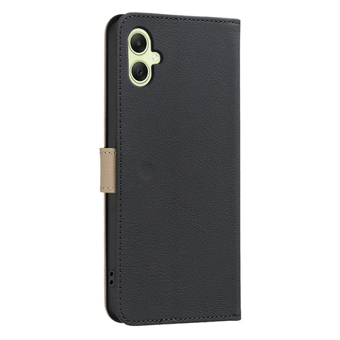 BINFEN COLOR For Samsung Galaxy A06 5G / Galaxy A06 4G Leather Case  BF36 Floral Pattern Phone Cover RFID Blocking Wallet Stand