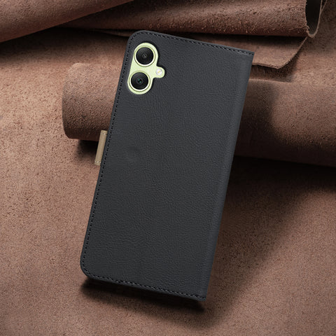 BINFEN COLOR For Samsung Galaxy A06 5G / Galaxy A06 4G Leather Case  BF36 Floral Pattern Phone Cover RFID Blocking Wallet Stand