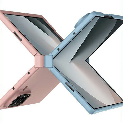 For Samsung Galaxy Z Fold7 5G Case Skin Feel PC Phone Cover with Hinge Protection