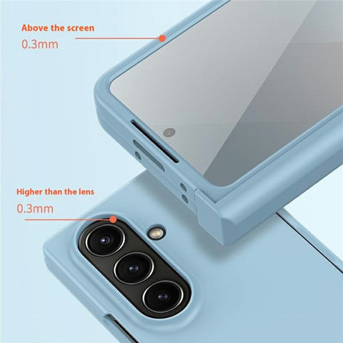 For Samsung Galaxy Z Fold7 5G Case Skin Feel PC Phone Cover with Hinge Protection