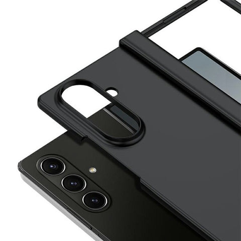 For Samsung Galaxy Z Fold7 5G Case Skin Feel PC Phone Cover with Hinge Protection