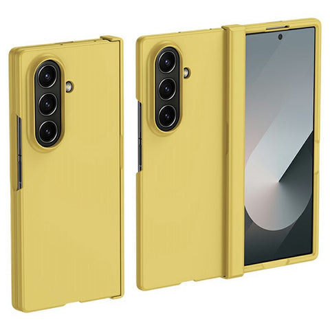 For Samsung Galaxy Z Fold7 5G Case Skin Feel PC Phone Cover with Hinge Protection