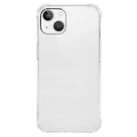 WANLONFENG For iPhone 14 Plus TPU Case  WL3 Series 1.5mm Phone Cover (Big Lens Hole) with Tempered Glass
