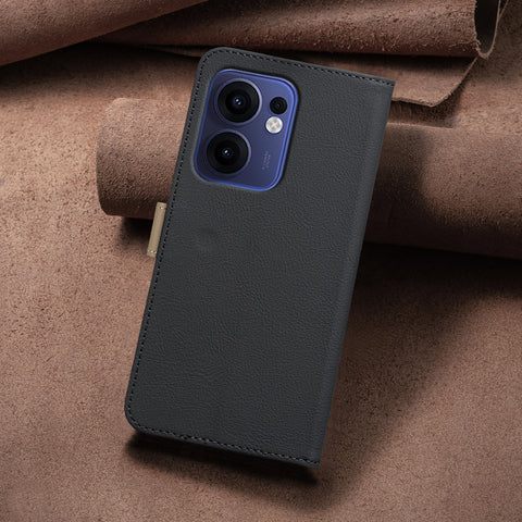 BINFEN COLOR For Oppo Reno13 F 5G (Reno 13 FS 5G) / 4G Leather Case  BF36 Floral Pattern Phone Cover RFID Blocking Wallet Stand