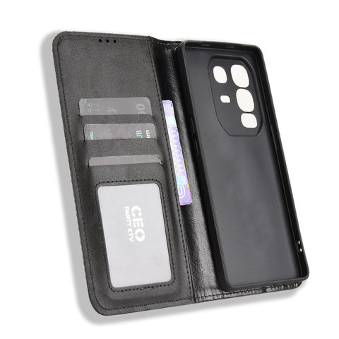 For Infinix Note 50 Pro+ 5G Leather Case Wallet Stand Retro Texture Phone Cover