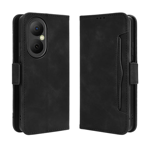 For Huawei Enjoy 80 Leather Case Phone Wallet Cover with Multiple Card Slots