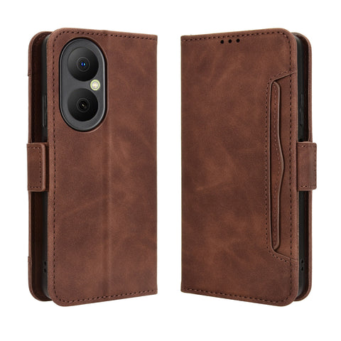 For Huawei Enjoy 80 Leather Case Phone Wallet Cover with Multiple Card Slots