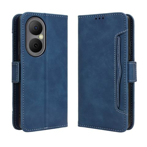 For Huawei Enjoy 80 Leather Case Phone Wallet Cover with Multiple Card Slots