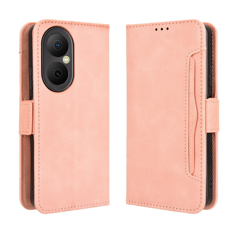 For Huawei Enjoy 80 Leather Case Phone Wallet Cover with Multiple Card Slots