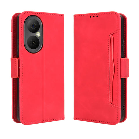 For Huawei Enjoy 80 Leather Case Phone Wallet Cover with Multiple Card Slots
