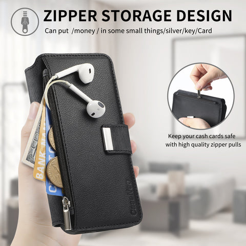 CASENEO For Oppo Reno13 F 5G (Reno 13 FS 5G) / 4G Case  MW-02 Detachable Magnetic Leather Flip Phone Cover