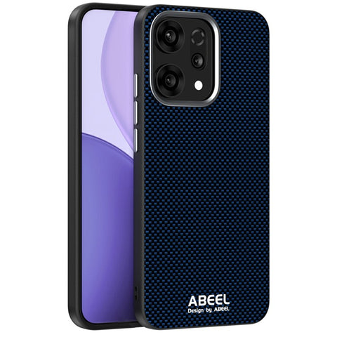 ABEEL For Oppo Reno14 5G (Global) Magnetic Case Printed PC TPU Aluminum Alloy Leather Phone Cover