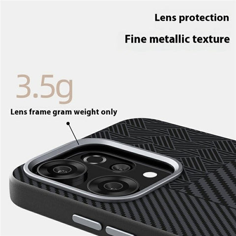 ABEEL For Oppo Reno14 5G (Global) Magnetic Case PC + TPU + Aluminum Alloy + PU Leather Slim Phone Back Cover