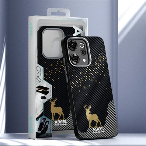 ABEEL For Oppo Reno14 5G (Global) Magnetic Case Ultra Slim PC TPU Phone Back Cover