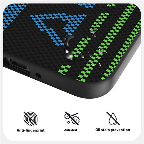 ABEEL For Oppo Reno14 Pro 5G (Global) Magnetic Case Micro-Embossing 6D Printed PC TPU Aluminum Alloy Leather Phone Cover