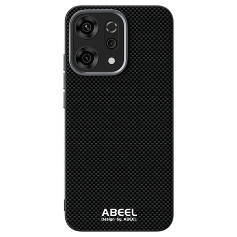 ABEEL For Oppo Reno14 Pro 5G (Global) Magnetic Case Printed PC TPU Aluminum Alloy Leather Phone Cover