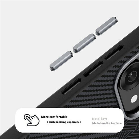 ABEEL For Oppo Reno14 Pro 5G (Global) Magnetic Case PC + TPU + Aluminum Alloy + PU Leather Slim Phone Back Cover