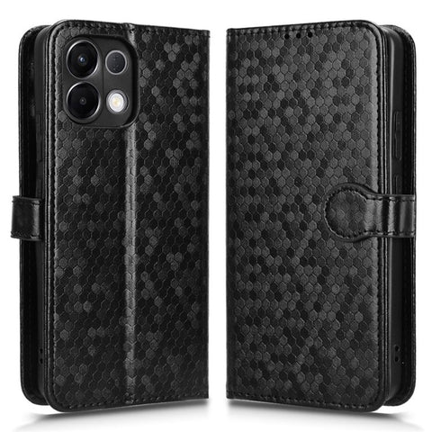 For Oppo K13 5G  /  K12s Wallet Case Dot Pattern Imprint PU Leather Phone Cover