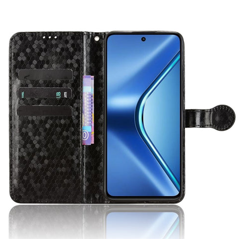 For Oppo K13 5G  /  K12s Wallet Case Dot Pattern Imprint PU Leather Phone Cover