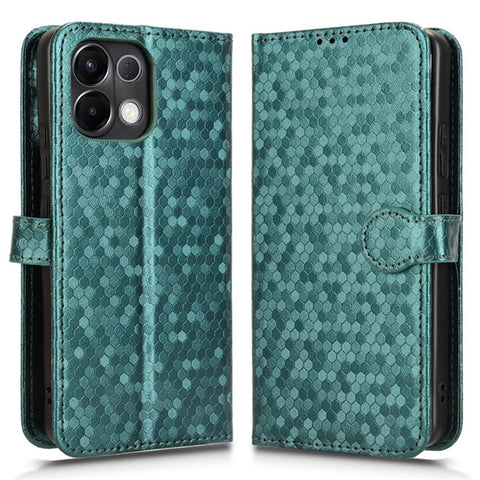 For Oppo K13 5G  /  K12s Wallet Case Dot Pattern Imprint PU Leather Phone Cover