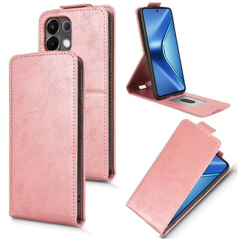 For Oppo K13 5G  /  K12s Stand Case Magnetic Clasp Vertical Flip Leather Phone Cover with Card Holder
