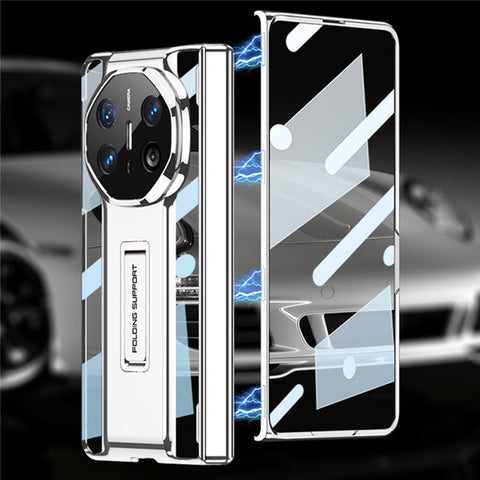 GKK For Huawei Mate X6 Case Magnetic Hinge PC Phone Cover with Kickstand / Tempered Glass Film