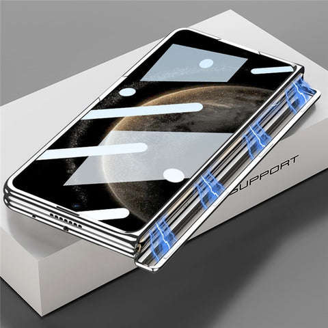 GKK For Huawei Mate X6 Case Magnetic Hinge PC Phone Cover with Kickstand / Tempered Glass Film