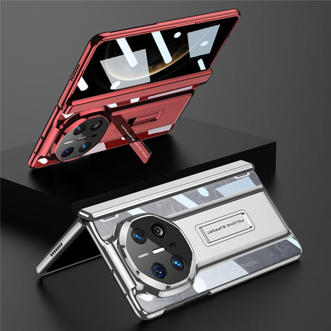 GKK For Huawei Mate X6 Case Magnetic Hinge PC Phone Cover with Kickstand / Tempered Glass Film