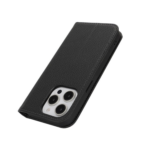 Stand Case for iPhone 13 Pro Max / 12 Pro Max Litchi Texture Leather Flip Phone Cover with Strap  /  Wallet