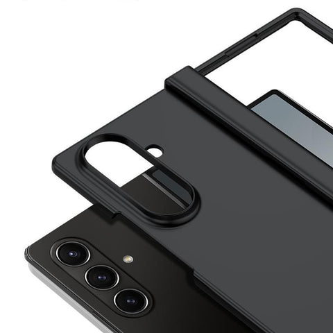 For Samsung Galaxy Z Fold7 5G Case Hinge Protection Skin-Touch PC Phone Cover