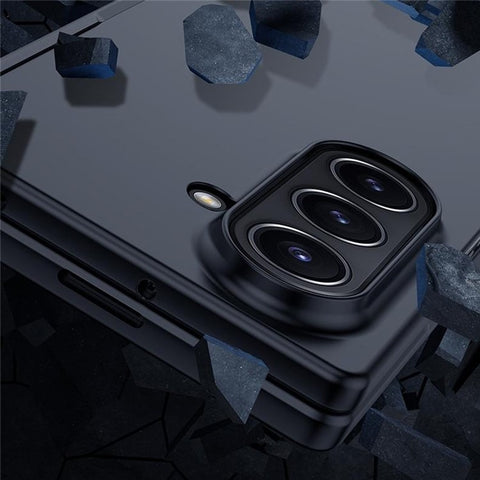 For Samsung Galaxy Z Fold7 5G Case Hinge Protection Skin-Touch PC Phone Cover